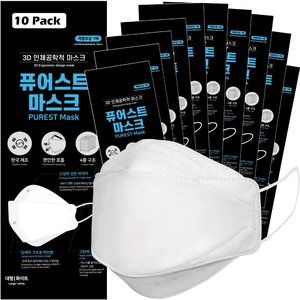 10 Individual Packs Korean 3D Ergonomic MASK